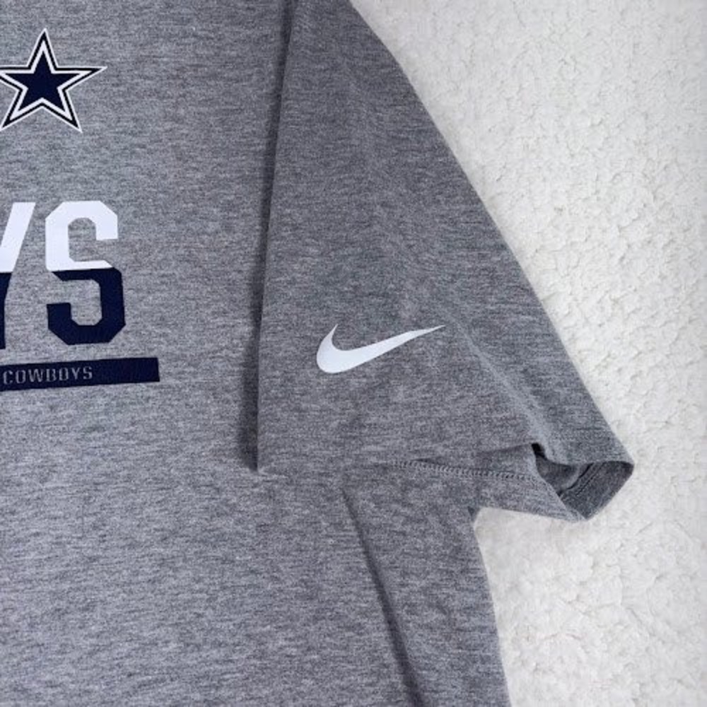Nike Dallas Cowboys T shirt Mens XL gray Engineered Athletic Cut Tee‎ NFL - Picture 3 of 8